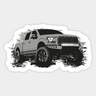 Lifted F150 pickup Sticker